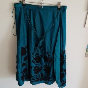 Roberta freymann vintage silk  skirt